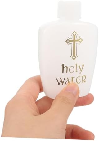 LIFKOME 2Pcs Vintage Holy Water Bottles for Spiritual Ceremonies and Decor