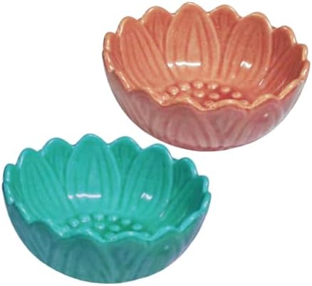 2pcs Lotus Ceramic Tray for Aromatherapy Incense and Candle Holder