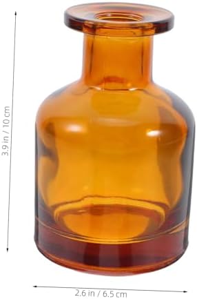 2pcs Glass Diffuser Bottles with Caps for Aromatherapy