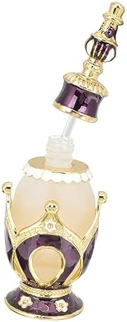 Delicate Perfume Bottle Aroma Diffuser with Crown Design for Home Office and Spa Decor