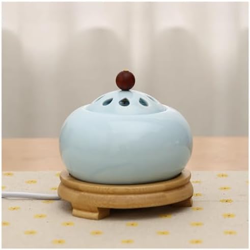 Timing Temperature Electronic Incense Burner with Spoon and Spice Tray