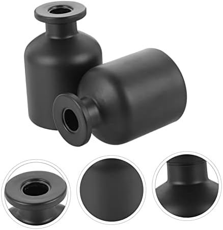 2pcs Chic Aroma Stick Glass Bottles Reusable Decorative Diffuser for Home Desktop