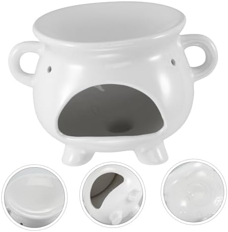 Cabilock Aroma Oil Burner Ceramic Candle Holder for Home Relaxation and Aromatherapy