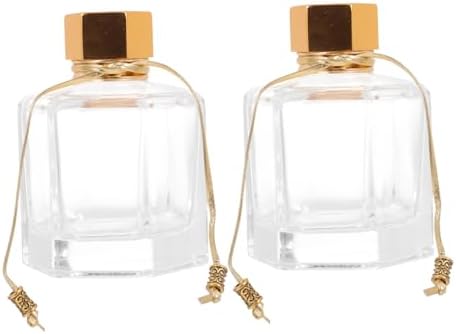 2Pcs Glass Aromatherapy Bottles for Home Office Spa and Events