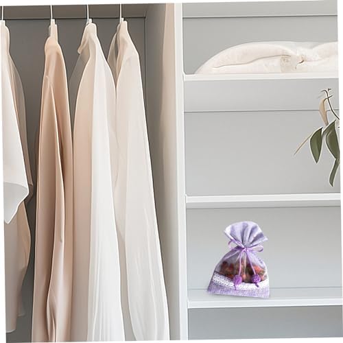 Didiseaon 5pcs Lavender Sachet Bags Empty Organza Pouches for DIY Fragrance
