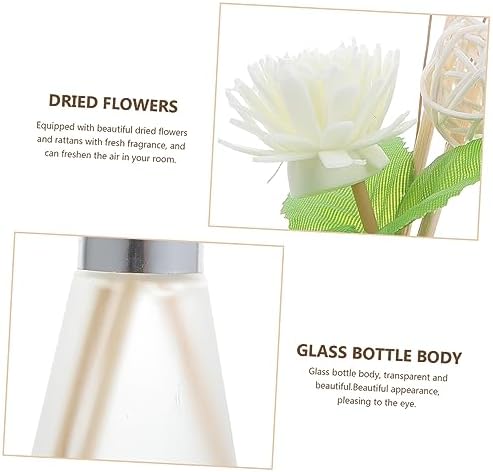 3Pcs Aroma Diffuser Elegant Glass Fragrance Bottles for Home Decor and Essential Oils