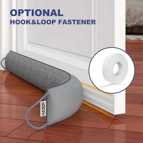 Hador 2 Pack Door Draft Stopper 30 Inch Grey