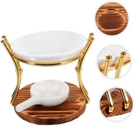 Garneck Ceramic Essential Oil Burner Vintage Design for Home Decor