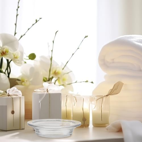 Kichvoe 45in Glass Wax Melt Warmer Dish