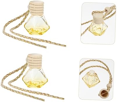 LIFKOME 5Pcs Essential Oil Diffuser Car Hanging Perfume Bottle Aromatherapy Pendant