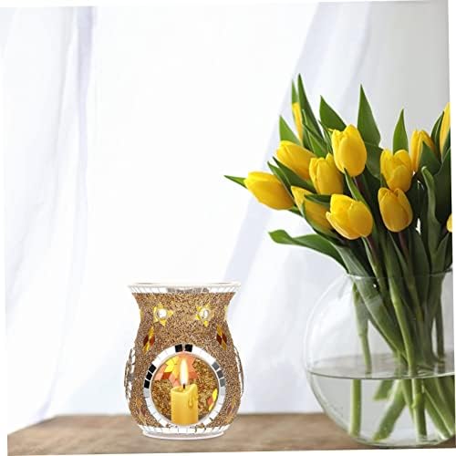 Sunflower Mosaic Essential Oil Burner with Tea Light Holder