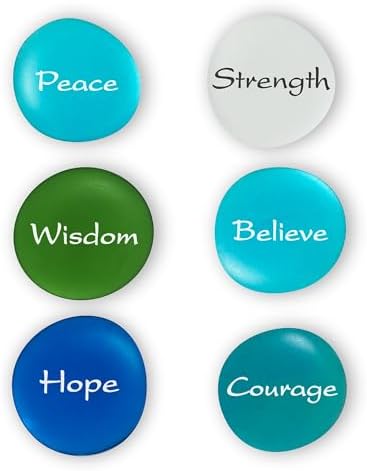 Mermaids Message I Frosted Sea Glass Stones