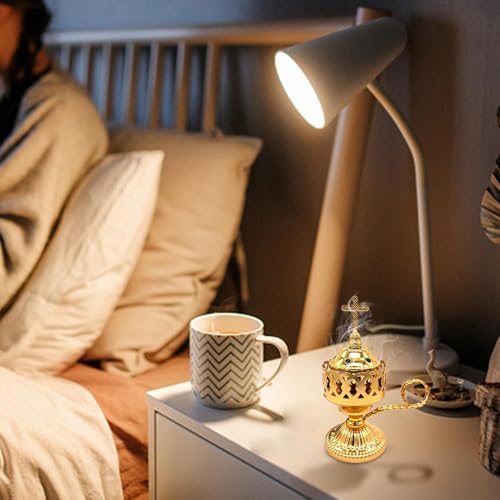 Electric Oud Burner - Metal Incense Warmer with Style