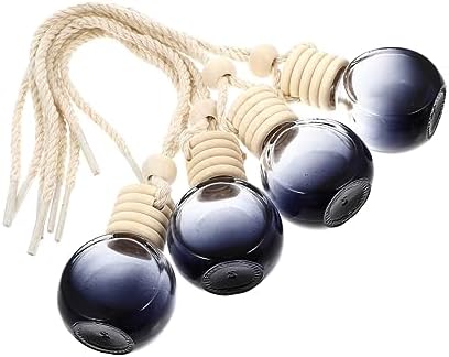 4pcs Car Aromatherapy Perfume Bottle Pendant