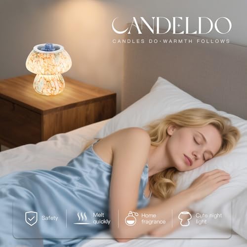 Candeldo Mushroom Wax Melter Warmer with Timer