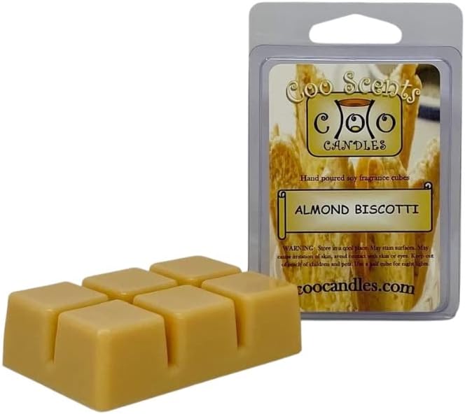 3 Pack Soy Blend Wickless Candles Almond Biscotti