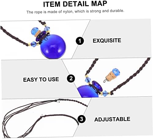 Car Essential Oil Diffuser Decorative Glass Bottle Pendant
