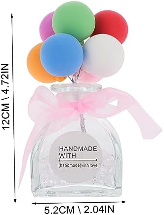 Ciieeo 3pcs Aromatherapy Car Perfume Decorative Balloon Storage Bottles