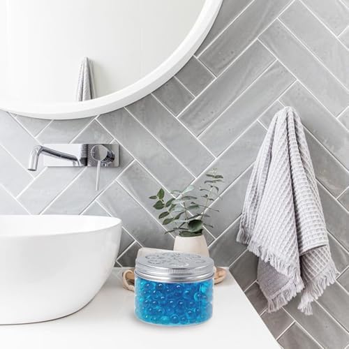 Klmnop 8pcs 4oz Scent Beads Container with Clear Hollow Lid