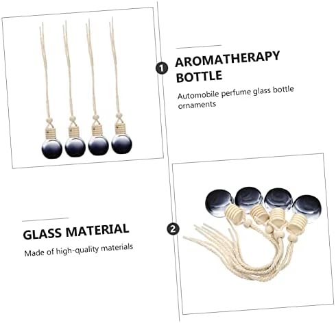 4pcs Car Aromatherapy Perfume Bottle Pendant