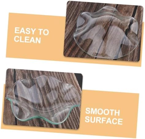 Zerodeko 3 Pcs Glass Candle Holder Replacement Dish