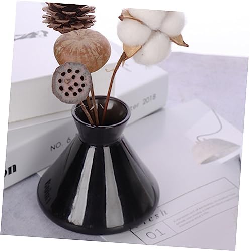 GARVALON Essential Oil Aromatherapy Glass Diffuser Bottle Decorative Perfume Jar Home Office Fragrance Container
