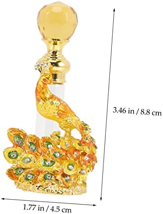 PRETYZOOM Vintage Refillable Perfume Bottle Elegant Decorative Airtight Holder for Personal Use and Travel
