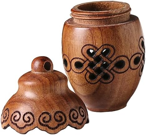 ERINGOGO Multi-Function Portable Wood Aroma Pendant Holder Decor