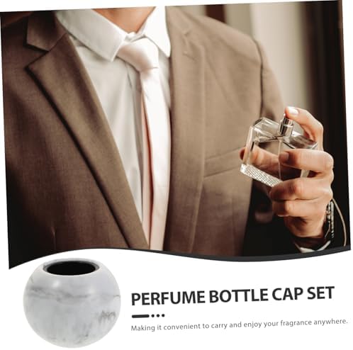 4pcs Round Resin Perfume Cap Set for Spray Bottles