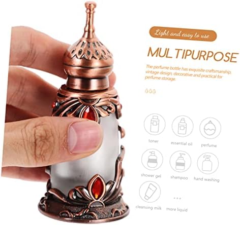 VICASKY Vintage Perfume Bottle Refillable Decor for Essential Oils