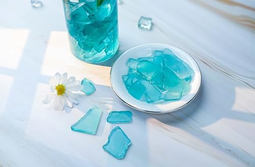 CYS EXCEL Sea Glass 16 Ounces Light Blue Vase Filler