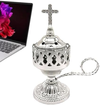 Electric Oud Incense Burner - Metal Aroma Diffuser for Relaxation