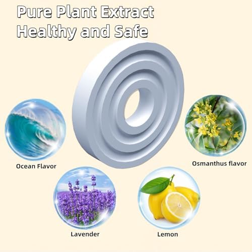 24 Pcs Scented Towel Warmer Discs with 4 Fragrances