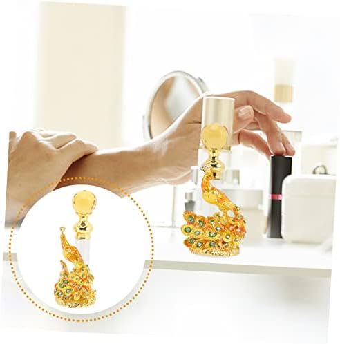 PRETYZOOM Vintage Refillable Perfume Bottle Elegant Decorative Airtight Holder for Personal Use and Travel