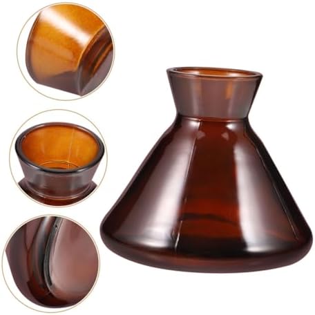 ABOOFAN 2pcs Elegant Glass Aromatherapy Diffuser Bottles
