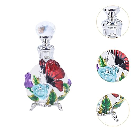 Red Glass Perfume Vial 25ml Refillable Decanter