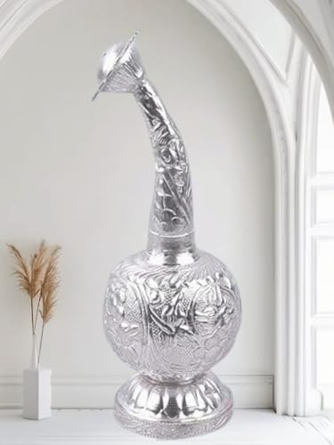 SOLINO Silver Plated Attardani for Pooja Room