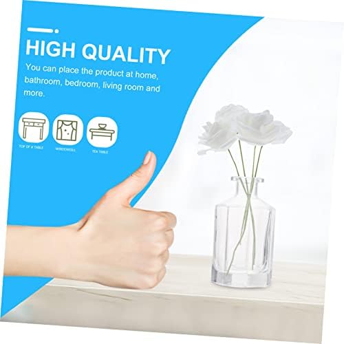2Pcs Chic Refillable Aromatherapy Glass Essential Oil Diffuser Bottles for Home Decor and Office