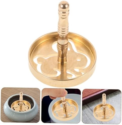 Brass Incense Press Mold Tool for DIY Fragrance Creation