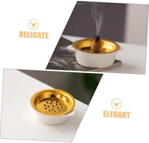 Cabilock 10pc Charcoal Burner Screens Non-Stick Sieve for Incense Burners