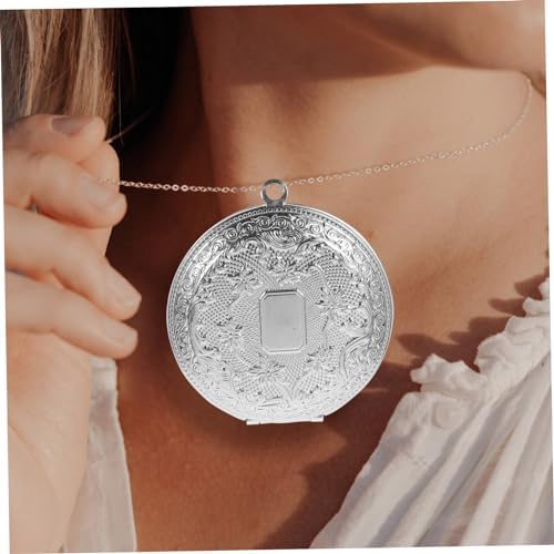 RORPOIR Aromatherapy Diffuser Pendant Brass Case Openable Vintage Style