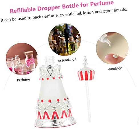 GLEAVI Elegant Refillable Perfume Bottle with Droppers
