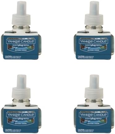 Yankee Candle Bayside Cedar Plug Refill Pack of 4