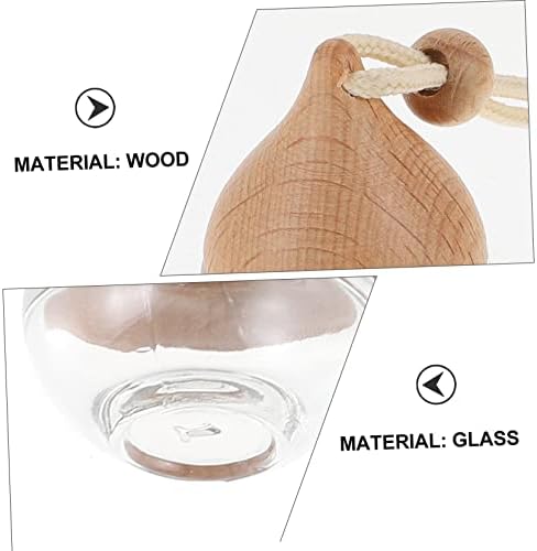 HEALLILY 6Pcs Car Essential Oil Diffuser Bottles Decorative Hanging Perfume Decor