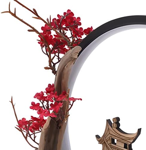 Tabletop Water Fountain with LED Light and Incense Burner