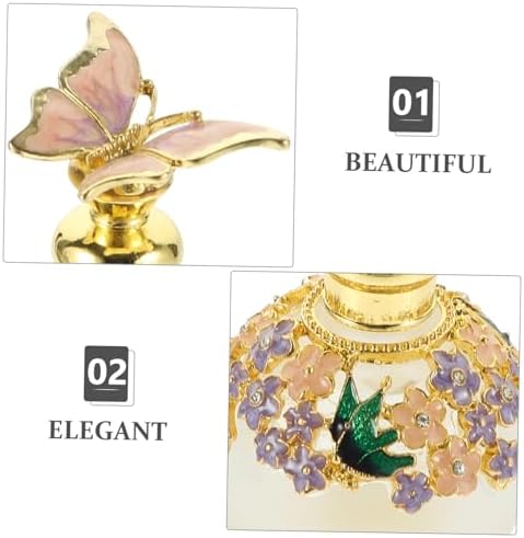 PRETYZOOM Delicate Empty Perfume Bottle for Essential Oils and Travel