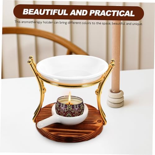 Garneck Ceramic Essential Oil Burner Vintage Design for Home Decor