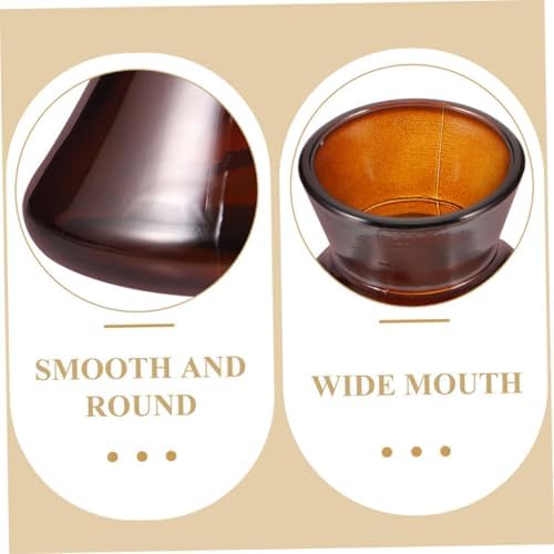 2pcs Empty Diffuser Bottle Wide Mouth Aroma Glass Decor