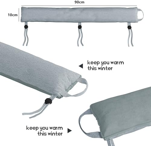 Johnear 36 Inch Under Door Draft Stopper for Cold and Noise Block