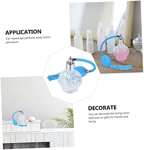 Refillable Glass Perfume Bottle with Long Spray Tassels